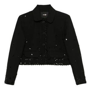Maje Black Embellished Women's Blazer size 34